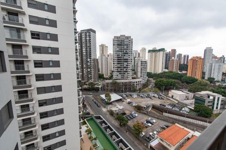 Studio para alugar com 23m², 1 quarto e sem vagaVista da varanda