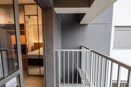 Studio para alugar com 23m², 1 quarto e sem vagaVaranda