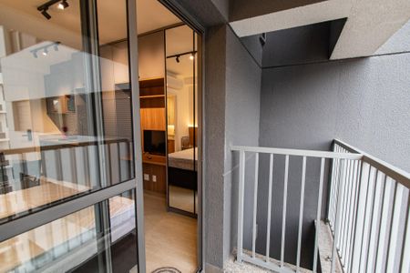 Studio para alugar com 23m², 1 quarto e sem vagaVaranda