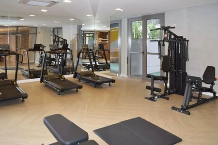 Studio para alugar com 23m², 1 quarto e sem vaga Studio para alugar com 23m², 1 quarto e sem vagaÁrea comum - Academia