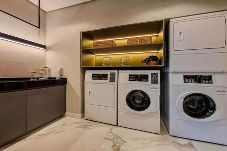 Studio para alugar com 23m², 1 quarto e sem vaga Studio para alugar com 23m², 1 quarto e sem vagaÁrea comum - Lavanderia