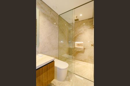 Apartamento à venda com 158m², 2 quartos e 2 vagasBanheiro da  Suíte 1