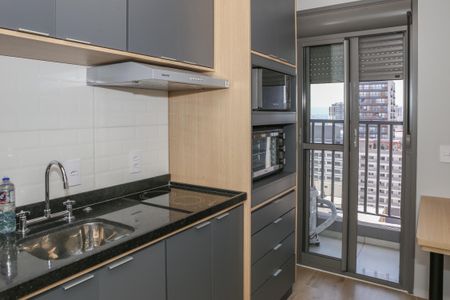 Studio para alugar com 21m², 1 quarto e sem vaga Studio para alugar com 21m², 1 quarto e sem vagaCozinha