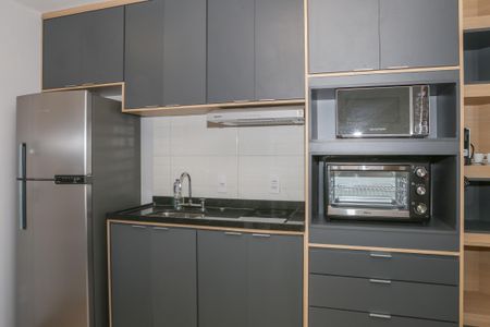 Studio para alugar com 21m², 1 quarto e sem vaga Studio para alugar com 21m², 1 quarto e sem vagaCozinha