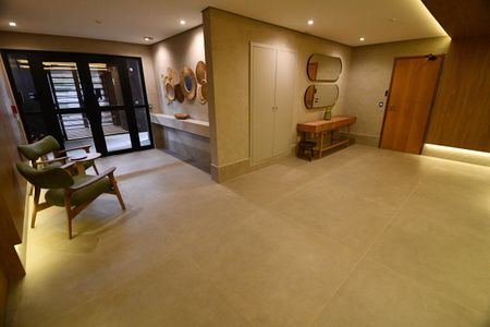 Apartamento para alugar com 50m², 1 quarto e 2 vagasHall social