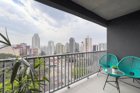 Studio para alugar com 25m², 1 quarto e sem vaga Studio para alugar com 25m², 1 quarto e sem vagaVaranda