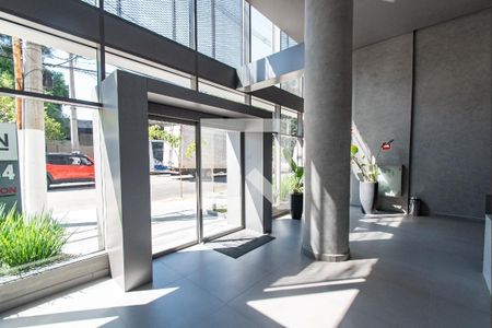 Studio para alugar com 25m², 1 quarto e sem vaga Studio para alugar com 25m², 1 quarto e sem vagaHall de entrada