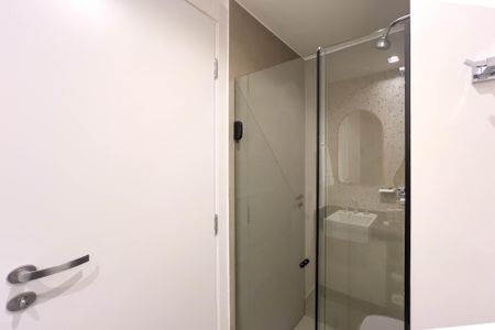 Studio para alugar com 25m², 1 quarto e sem vaga Studio para alugar com 25m², 1 quarto e sem vagaBanheiro