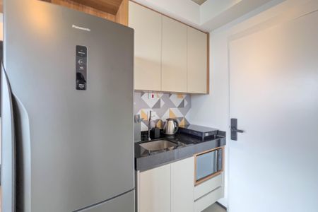 Studio para alugar com 25m², 1 quarto e sem vaga Studio para alugar com 25m², 1 quarto e sem vagaCozinha