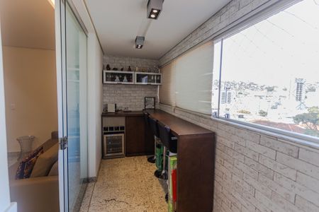 Varanda da Sala de apartamento à venda com 3 quartos, 72m² em Serra, Belo Horizonte
