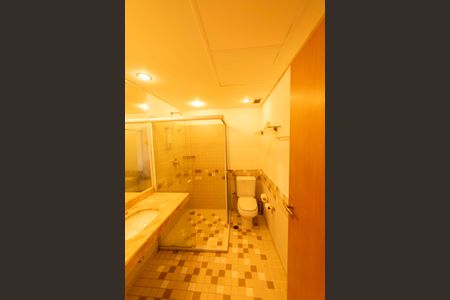 Banheiro Social de kitnet/studio para alugar com 1 quarto, 28m² em Alphaville Industrial, Barueri