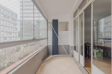 Varanda da Sala de apartamento à venda com 3 quartos, 168m² em Paraíso, São Paulo