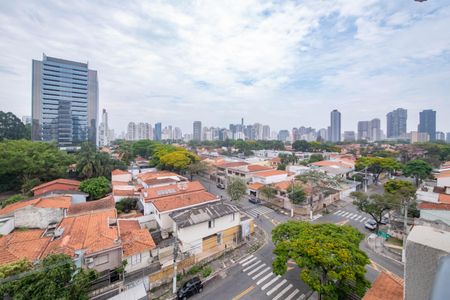 Vista do Varanda do Studio de kitnet/studio para alugar com 1 quarto, 24m² em Vila Cordeiro, São Paulo