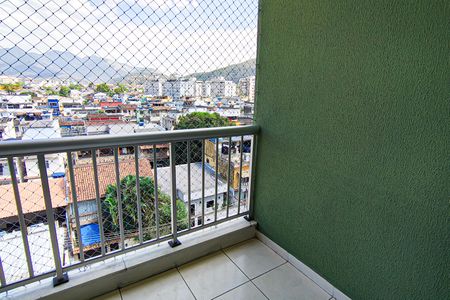 Varanda da Sala de apartamento à venda com 2 quartos, 60m² em Taquara, Rio de Janeiro