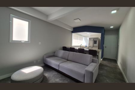 Sala de apartamento à venda com 2 quartos, 53m² em Jardim, Santo André