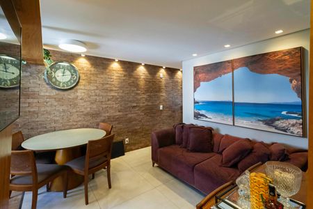 Sala de apartamento à venda com 3 quartos, 75m² em Castelo, Belo Horizonte