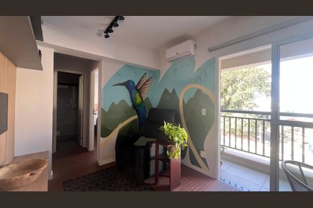 Sala de apartamento para alugar com 1 quarto, 36m² em Cambuí, Campinas