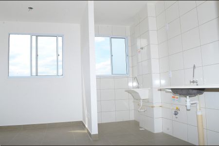 Sala/Cozinha de apartamento para alugar com 2 quartos, 53m² em São Gabriel, Belo Horizonte