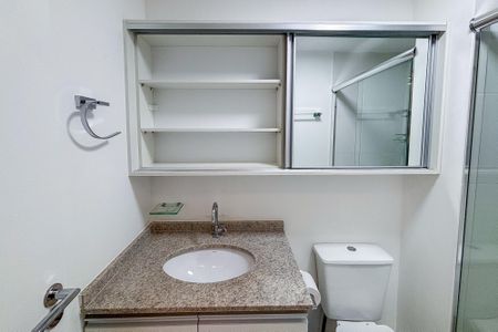 Studio para alugar com 25m², 1 quarto e sem vaga Studio para alugar com 25m², 1 quarto e sem vagaBanheiro Social