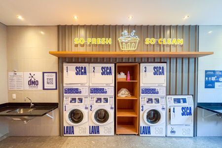 Studio para alugar com 25m², 1 quarto e sem vaga Studio para alugar com 25m², 1 quarto e sem vagaÁrea comum - Lavanderia