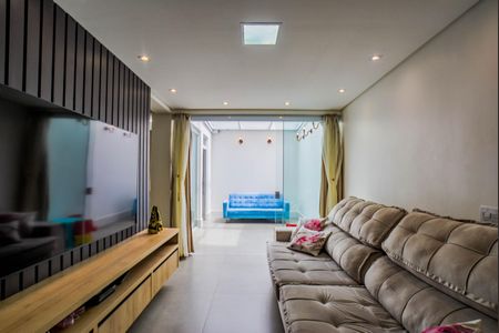 Sala de casa de condomínio para alugar com 3 quartos, 150m² em Vila Metalúrgica, Santo André