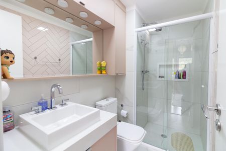 Apartamento à venda com 78m², 2 quartos e 1 vagaBanheiro da Suíte 