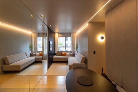 Sala de Estar de apartamento à venda com 3 quartos, 73m² em Usina Piratininga, São Paulo