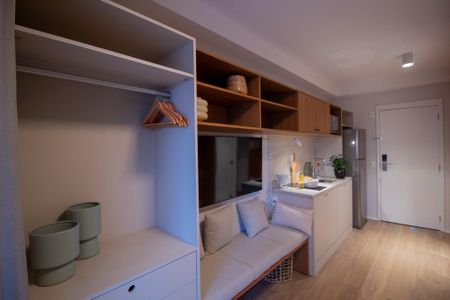 Studio de kitnet/studio para alugar com 1 quarto, 27m² em Campo Belo, São Paulo