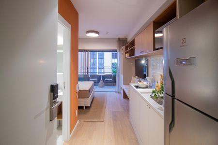 Studio para alugar com 27m², 1 quarto e sem vaga Studio para alugar com 27m², 1 quarto e sem vagaCozinha