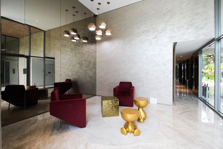 Studio à venda com 28m², 1 quarto e sem vaga Studio à venda com 28m², 1 quarto e sem vagaHall