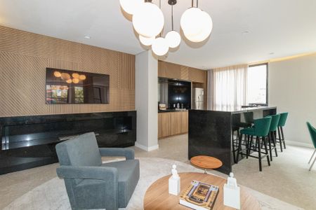 Studio à venda com 26m², 1 quarto e sem vaga Studio à venda com 26m², 1 quarto e sem vagaÁrea comum - Salão de festas