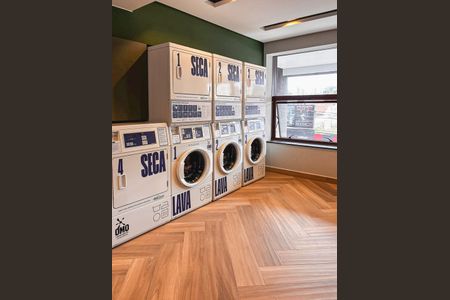 Studio à venda com 26m², 1 quarto e sem vaga Studio à venda com 26m², 1 quarto e sem vagaÁrea comum - Lavanderia