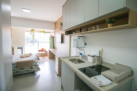 Studio à venda com 25m², 1 quarto e sem vagaCozinha