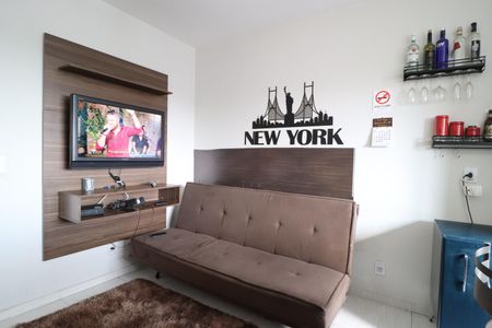 Sala de apartamento para alugar com 1 quarto, 45m² em Presidente Roosevelt, Uberlândia