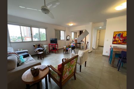 Sala de apartamento à venda com 1 quarto, 70m² em Vila Indiana, São Paulo