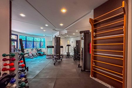 Apartamento para alugar com 209m², 4 quartos e 4 vagas Apartamento para alugar com 209m², 4 quartos e 4 vagasÁrea comum - Academia