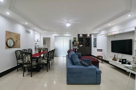 Sala de apartamento para alugar com 4 quartos, 186m² em Barra Funda, Guarujá