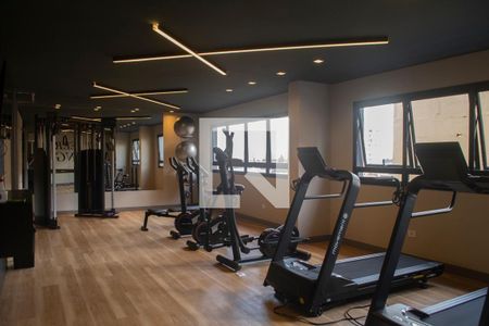 Apartamento à venda com 26m², 1 quarto e sem vaga Apartamento à venda com 26m², 1 quarto e sem vagaÁrea comum - Academia