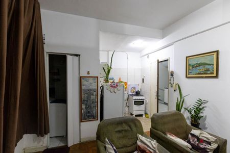 Sala de apartamento à venda com 1 quarto, 42m² em República, São Paulo