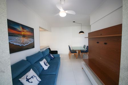 Sala de apartamento para alugar com 2 quartos, 78m² em Vila Caiçara, Praia Grande
