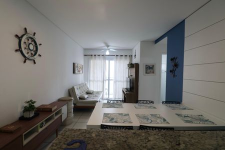 Sala de apartamento para alugar com 2 quartos, 59m² em Vila Julia, Guarujá