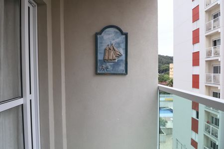 Varanda de apartamento para alugar com 2 quartos, 59m² em Vila Julia, Guarujá