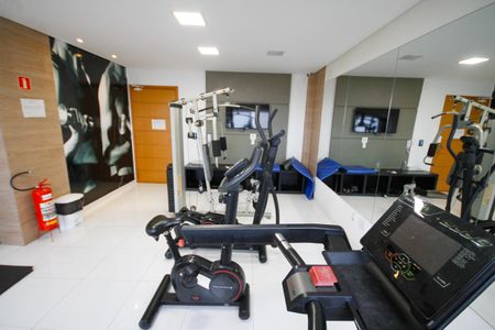 Apartamento para alugar com 56m², 1 quarto e 1 vaga Apartamento para alugar com 56m², 1 quarto e 1 vagaÁrea comum - Academia