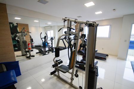 Apartamento para alugar com 56m², 1 quarto e 1 vaga Apartamento para alugar com 56m², 1 quarto e 1 vagaÁrea comum - Academia