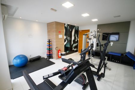 Apartamento para alugar com 56m², 1 quarto e 1 vaga Apartamento para alugar com 56m², 1 quarto e 1 vagaÁrea comum - Academia