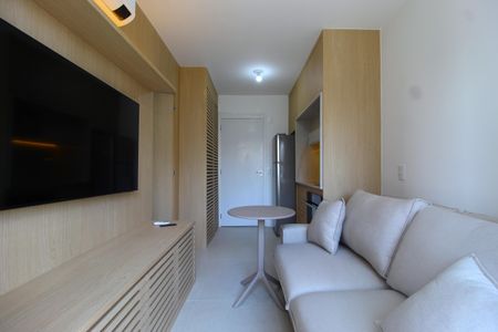 Sala/Cozinha de apartamento para alugar com 1 quarto, 27m² em Vila Olímpia, São Paulo