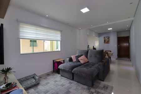 Sala de Estar de apartamento à venda com 3 quartos, 180m² em Campestre, Santo André