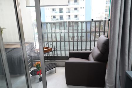 Sacada do Studio de kitnet/studio para alugar com 1 quarto, 25m² em Vila Regente Feijó, São Paulo