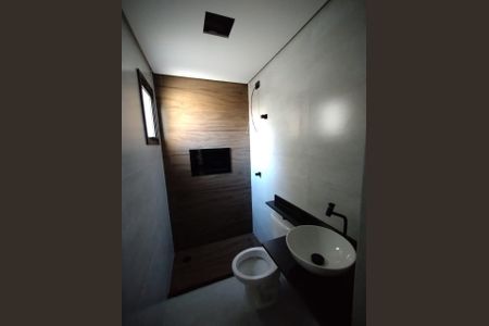 Banheiro do Quarto 2 de casa à venda com 2 quartos, 91m² em Parque das Nações, Santo André