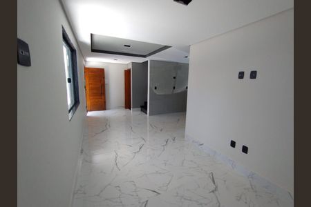 Sala/Cozinha de casa à venda com 2 quartos, 91m² em Parque das Nações, Santo André